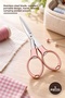 5 Pieces of Foldable Scissors – Stainless Steel Blades, Compact Portable Design, for Travel, Sewing, Camping Pocket Scissors
