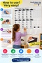 105 X 100 cm Multiplication Table Memorization Magnetic Wall Sticker Rhythmic Counting and Mathematics - 2
