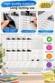 105 X 100 cm Multiplication Table Memorization Magnetic Wall Sticker Rhythmic Counting and Mathematics - 4