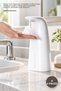4 Pieces Electronic Automatic Soap Dispenser – Sensor Foam Dispenser, Contactless Wireless Soap Dispenser, Modern Design with Transparent Container, Automatic Soap Dispenser