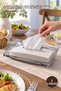 2 Pieces Modern Napkin Holder – Transparent Hard Plastic Napkin Holder, Bpa-Free, 24 cm X 16 cm Tabletop Presentation Home Office Cafe Napkin Holder