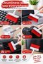 Red Multi-Purpose Keyboard Computer Laptop Headphone Cleaning Brush - 2