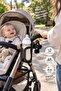 Black 360 °   Adjustable Baby Stroller Bicycle Feeding Bottle Water Bottle Holder - 3