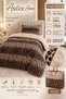 Single Leopard Patterned Premium Welsoft Quilt Set, Double-Sided Warm and Plush Winter Quilt, Pillowcase and Bag Set - 3