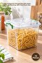 10 Pieces Deep Storage Box – 8 Liter Transparent Storage Box Green Clip-On Lid Stackable Bpa-Free Plastic Box
