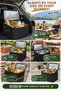 32 L Black Thermal Bag 37X27X25 cm Heat Preserving Foldable Car Trunk Organizer - 2