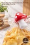 1 Piece of Mushroom-Shaped Bag Clip – Bag Sealer Plastic Clip, Kitchen Accessory Red and White Design, Bag Clip