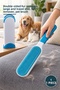 1 Piece Lint Removal Brush Set – Double-Sided Lint Collector, Large and Travel Size, Lint Remover, Pet Brush