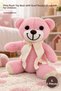 5 Pieces Plush Teddy Bear – Pink Plush Teddy Bear with Scarf Design 25 cm Child Gift Plush Bear Scarf Soft Toy