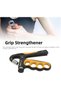 2 Pieces Adjustable Hand Exerciser and Grip Strengthener – 10-40 kg Resistance, Ergonomic Grip, Plastic and Steel Spring, Hand Gripper Strengthener, Yellow Gray Red - 5