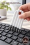 5 Pieces of Detail and Gap Cleaning Brushes – Small Flexible Design, Spaced Bristle System, Cleaning between Keyboard, Blinds, and Furniture, Detail Brush