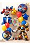 Transformers Bumblebee & Optimus Prime Balloon Set 9 Years Old - 13 Piece Birthday Balloon Set