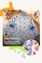 6 Months-6 Years Old Erasable Long-Sleeved Baby Feeding Bib, Children's Activity Bib, Cotton, Liquid-Proof Inner Layer Towel Baby Feeding Bib - 4