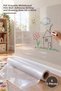 5 Pieces of Self-Adhesive Transparent Board Film – Pvc Erasable Whiteboard Film That Sticks to the Wall for Writing and Drawing Area 3 Meters X 45 cm