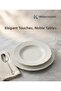 Bone İrem 6 Piece Cream Dinner Plate