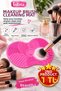 Small Silicone Makeup Brush Cleaning Mat with Suction Cup Washing Apparatus - 2