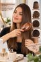 Rose Gold Wide Tooth Hair Detangling Comb Ergonomic Hair Brush - 2