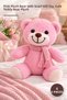 5 Pieces of Plush Teddy Bear - Pink Plush Bear with Neck Scarf Gift Toy, Cute Teddy Bear Plush