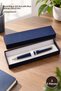 3 Pencil Cases – Navy Blue Single Promotional Box with Sponge, Gift Box and Student Pencil Holder, Pencil Box
