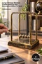 4 Pieces Newton Balance Ball – Large Size Vintage Antique Yellow Decorative Office Tv Unit Newton Cradle Balance Ball