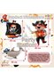 Pirate Concept 3-Year-Old Balloon Set - 5 Piece Giant Pirate Ship Balloon, Pirate Shark Foil Balloon Birthday Set - 5