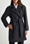 Anthracite Oversize Coat Twoaw27Kb00059 - 3
