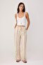 Lila-Çok Renkli Dar Kalıp Beli Lastikli Renkli Çizgili Wide Leg/Geniş Paça Pantolon TWOSS26PL00154 - 7