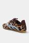 Leopar Charmlı Çift Bağcıklı Kadın Sneaker TAKAW27SN00008 - 5