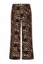 Multi-Colored 2-Piece Leopard Patterned Cotton Blend Lycra Knitted Pajama Bottom Thmaw26Pj00005 - 2