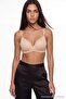 Black-White-Tan 3-Piece Micro Coated Triangle Bra Thmaw27Su00017 - 2