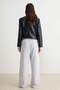 Gray Melange Elastic Waist Basic Jogger Drawstring Knitted Sweatpants Twoaw26Ea00016 - 6
