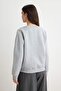 Gray Melange Black 2-Pack Thick Fleece Lined Regular Fit Basic Knitted Sweatshirt Twoaw24Sw00101 - 4
