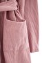 Pink Zebra Patterned Soft Buttoned Knitted Dressing Gown Thmaw27Sb00004 - 3