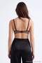 Black-Multicolor 4-Piece Micro Leopard-Plain Covered T-Shirt Bra Bra Thmaw27Su00018 - 4