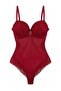 Burgundy Lace Regular Plain Body Thmaw27Bd00017