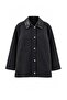 Gray Regular Fit Quilted Large Size Coat Twoaw27Aw00036