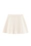 Ecru Denim Large Size Skirt
