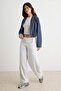 Anthracite Soft Touch Zippered Hooded Oversize Knitted Cardigan/Sweatshirt Twoaw27Sw00079 - 2