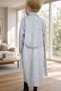 100% Wool Women's Coat with Non-Closure Belt Lined - 5