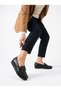 Artı-Artı014-Bb-501-T Genuine Leather Orthopedic Women's Black Ballerina Shoes - 3