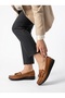 Artı-Artı014-Bb-501-Psk Genuine Leather Daily Orthopedic Women's Tan Ballerina Shoes