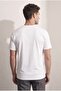 Slim Fit White Crew Neck 100% Cotton Breathable T-Shirt - 3