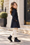 Girl's Trench Coat Black - 3