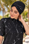 Plus Size Water Repellent Quick Drying Swimsuit Set - 5