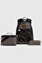 My Polo 2075 3-Piece Set Boys' Primary School Bag with Pen Holder and Lunch Bag Backpack Black - 2