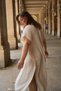 Striped Lyocell Kaftan Dress - 2