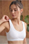 Women's Wide Strap Removable Padded Sports Bustier 3-Piece Eco Pack - 6