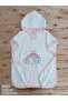 Rainbow Embroidered 100% Cotton & Hooded Baby Bath Towel Bathrobe - Soft & Water Absorbent Towel Pareo Seasonal - 7