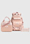 My Polo 2086 3-Piece Set Children's Primary School Middle School Bag with Pen Holder and Lunch Bag Backpack Pink - 2