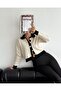 Women's Shirt Collar Capsule Buttoned Knitwear Cardigan - 4